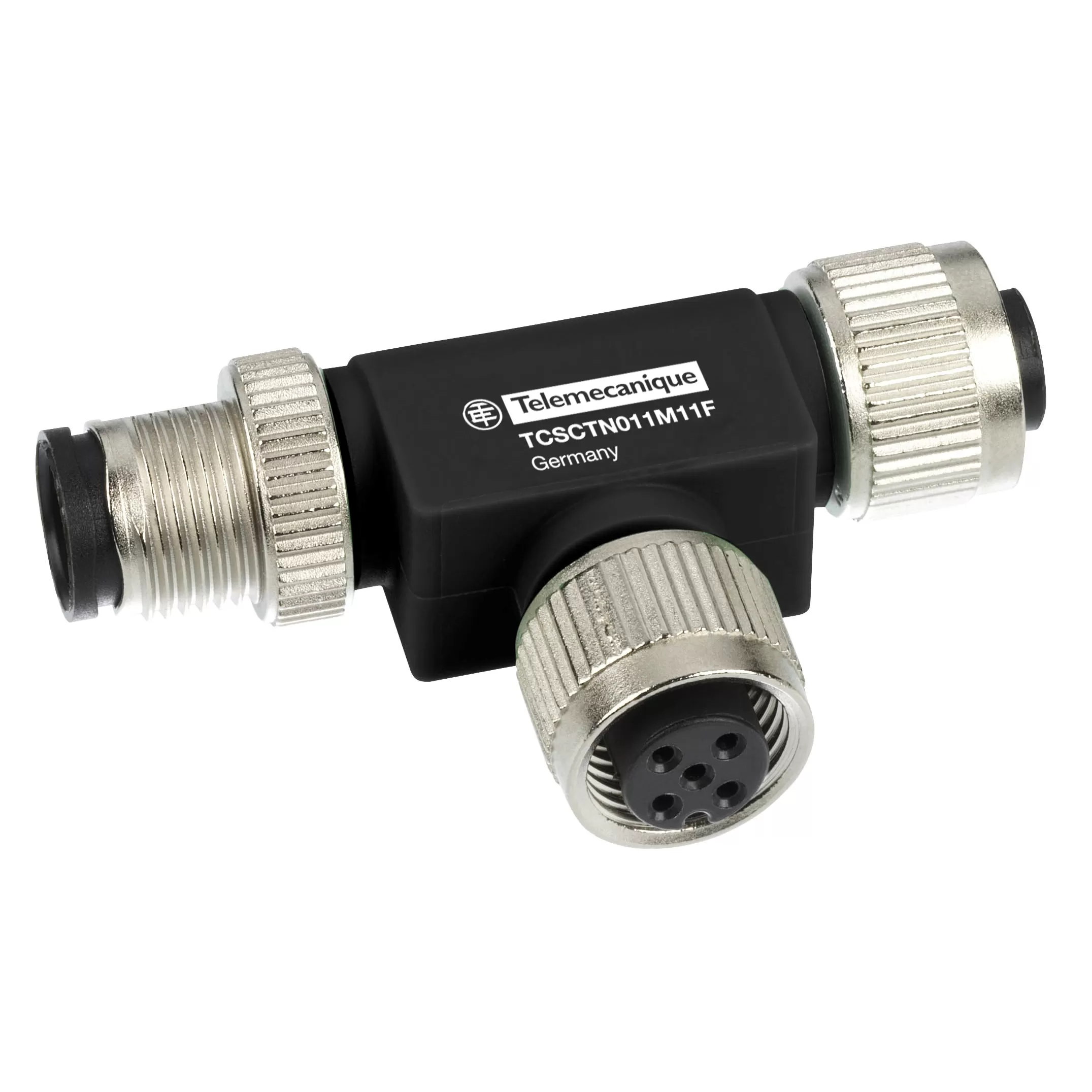 Yageo XG RFID Netzw.-T-Anschl., RS485 Netzw. oder CAN, M12, 5-polig 1 St./2 Buchsen TCSCTN011M11F