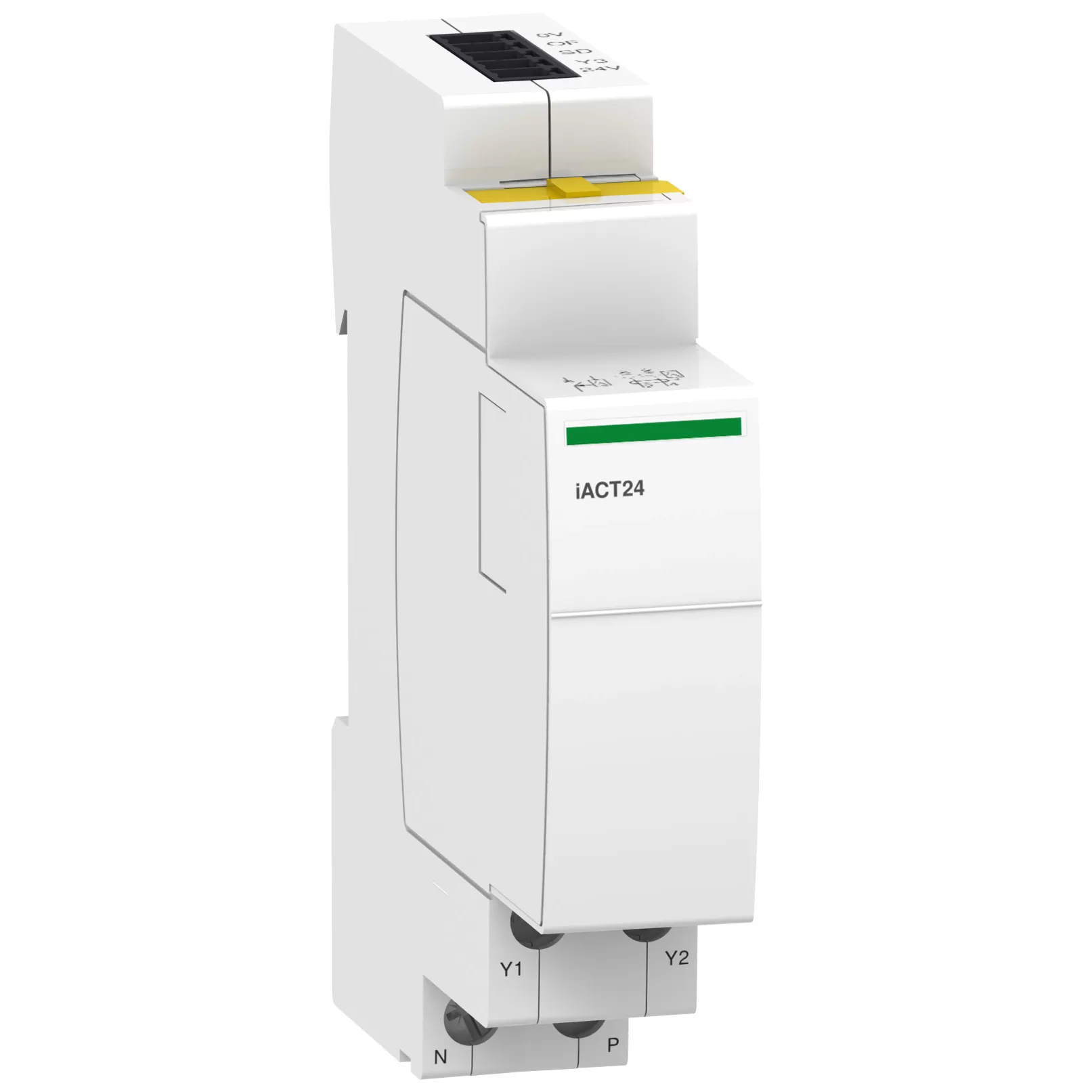 Schneider Electric Hilfsmodul iACT24 für Fernschalten iCT mit Ti24-SPS-Schnittstelle, 24V DC A9C15924