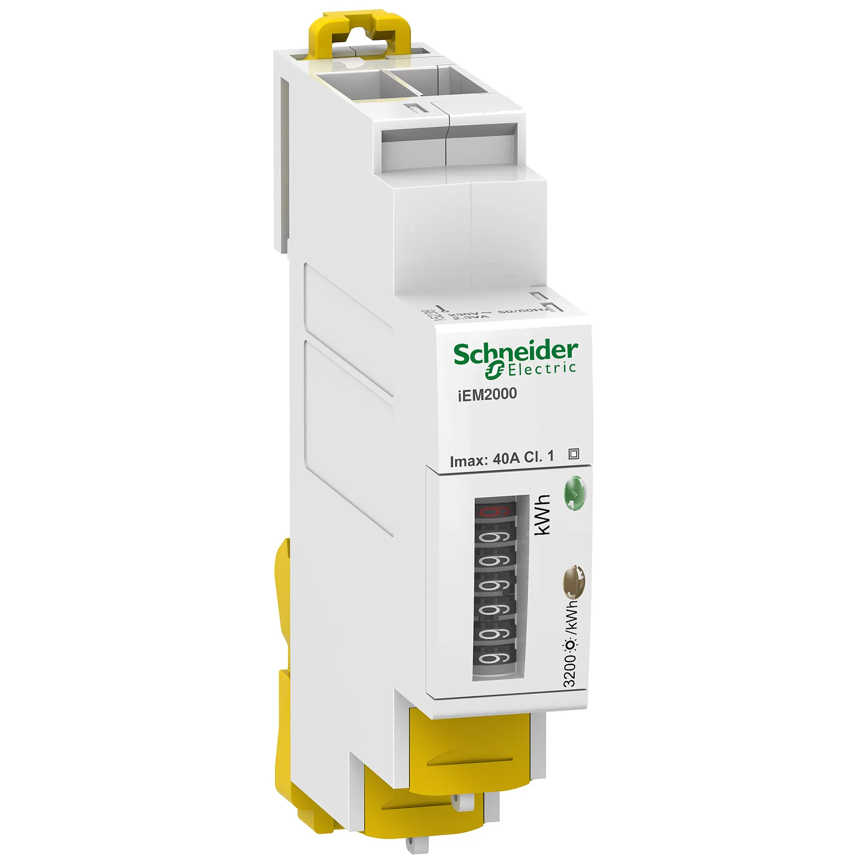 Schneider Electric Energiezähler, 1-phasig, 40A, MID konform A9MEM2000