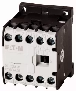 Eaton Leistungsschütz, 24 V DC, 3-polig, 380 V 400 V, 3 kW, Kontaktbestückung Ö = Öffner= 1 Ö, Schraubklemmen, Gleichstrombetätigung 051650