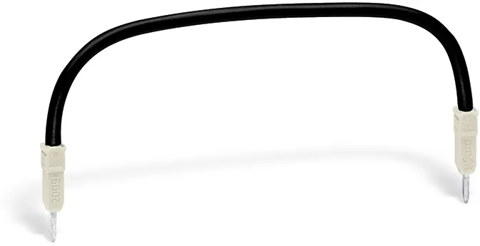 WAGO Steckbarer Leitungsbrücker;1,5 mm²;isoliert;schwarz 2009-414