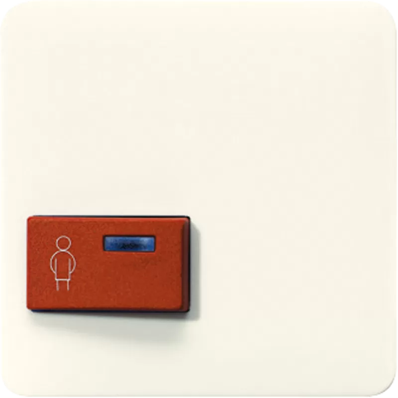 Jung Abdeckung für Ackermann, Typ 73022 A 2, rot, Serie CD, weiß 022A-1