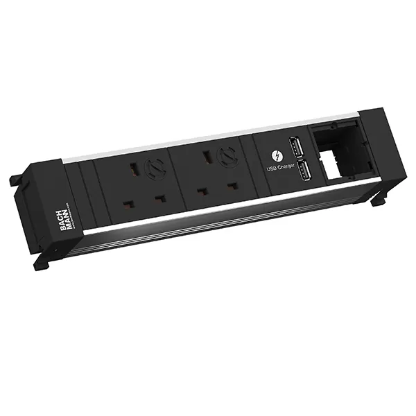 Bachmann Power Frame 2xUK 1xUSB Charger 1xCM Strom 0,2m GST18 916.0519