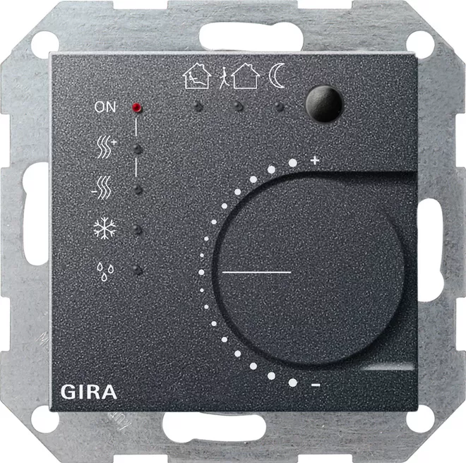 Gira KNX Stetigregler Tasterschnittst. 4f System 55 Anthrazit 210028