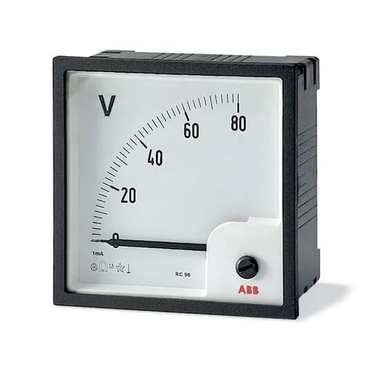 ABB VLM1-300 Voltmeter analog Direktmessung,0-300VAC 2CSM110190R1001