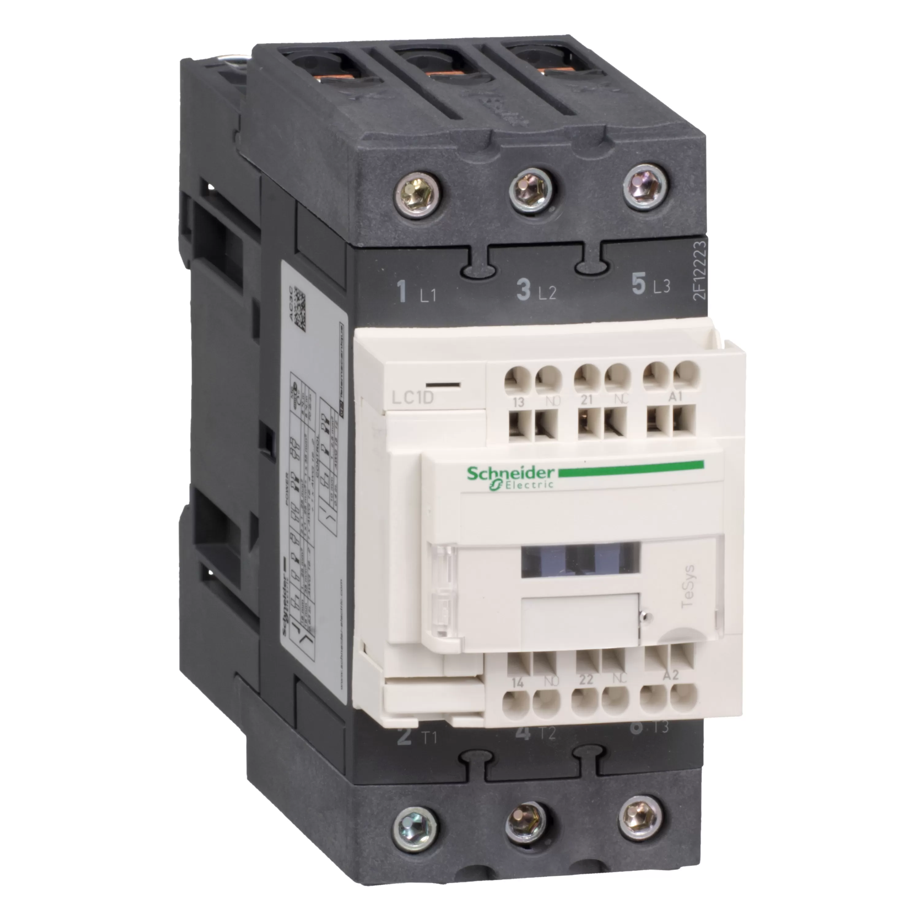 Schneider Electric Leistungsschütz LC1D 3p, +1S+1Ö, 18.5 kW, 40 A, 400 V AC3, Spule 48 V AC LC1D40A3E7