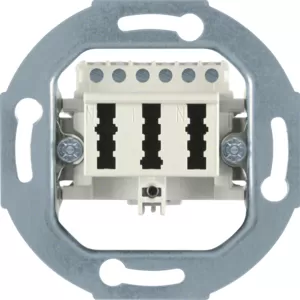 Berker TAE-Anschlussdose 3 x 6NFN Modueins. we 450002
