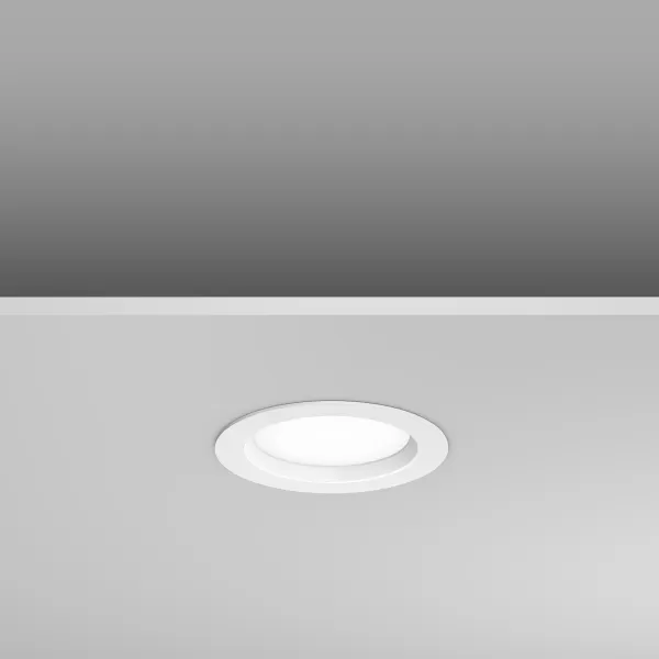 RZB Toledo, 6,5 W, 700 lm, 830, 840, weiß, on/off Einbau-Downlights, D 130 H 2, 104° 901699.002