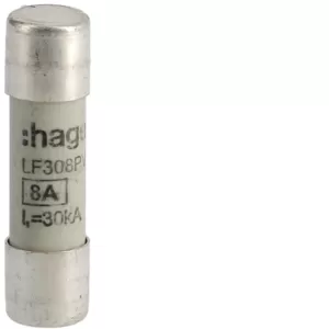 Hager Sicherung für PV 10x38 mm 1000V DC 8A LF308PV
