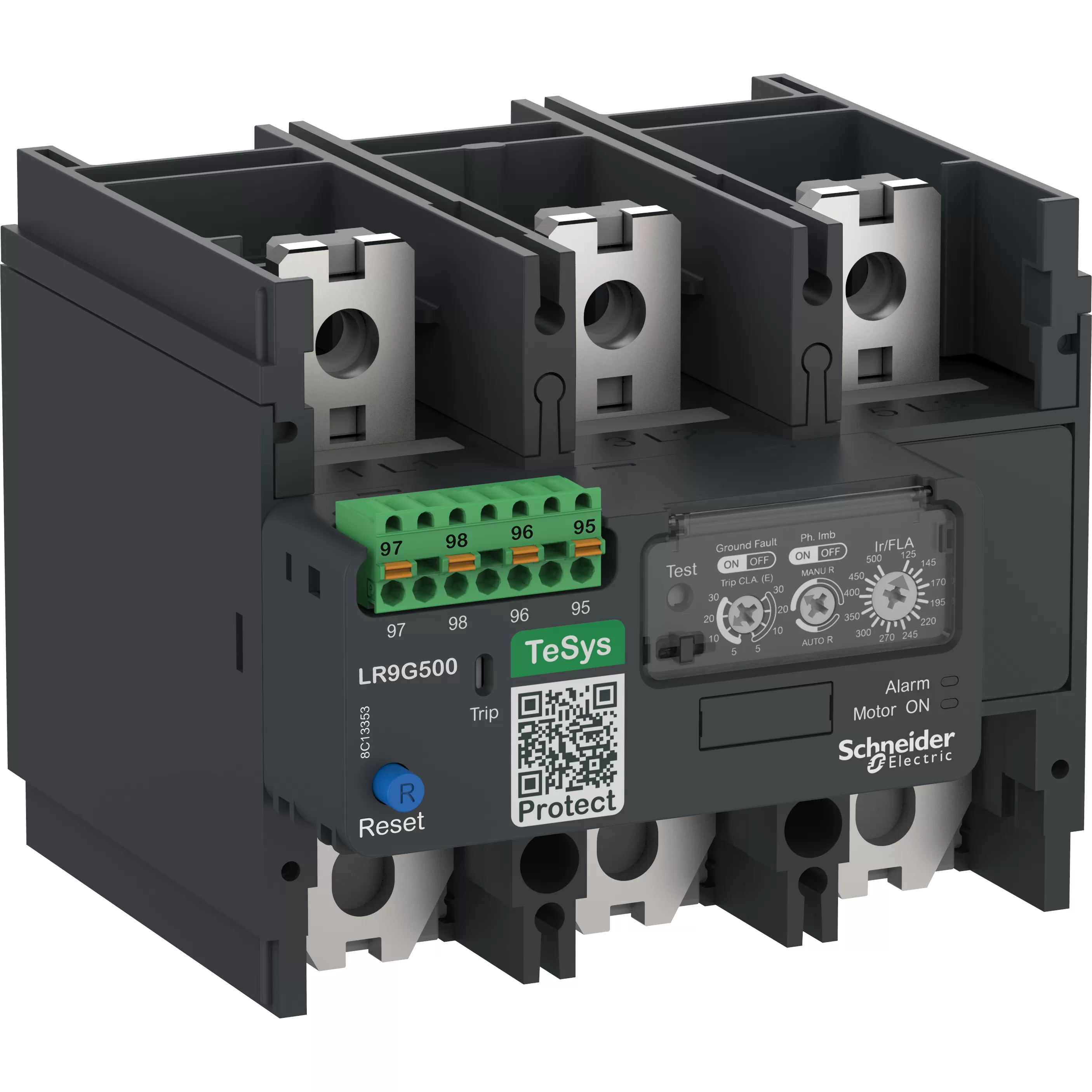 Schneider Electric Überlastrelais, TeSys protect - Giga, 125-500A, Claas 5E-30E LR9G500