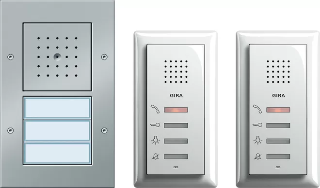 Gira ZFH-Paket Audio Türko F Alu 049544