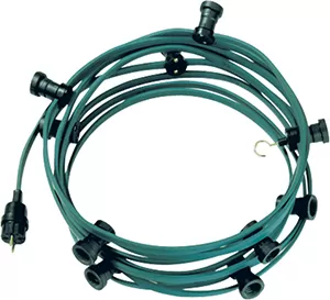 Bachmann Lichterkette 10m mit 10 Fassun gen 740.005