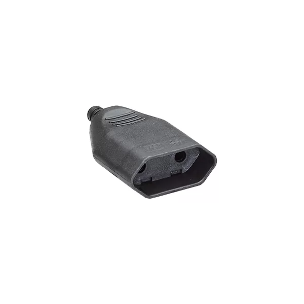 Bachmann Euroflachkupplung schwarz Schraubanschluss,3St im Beutel 900.012