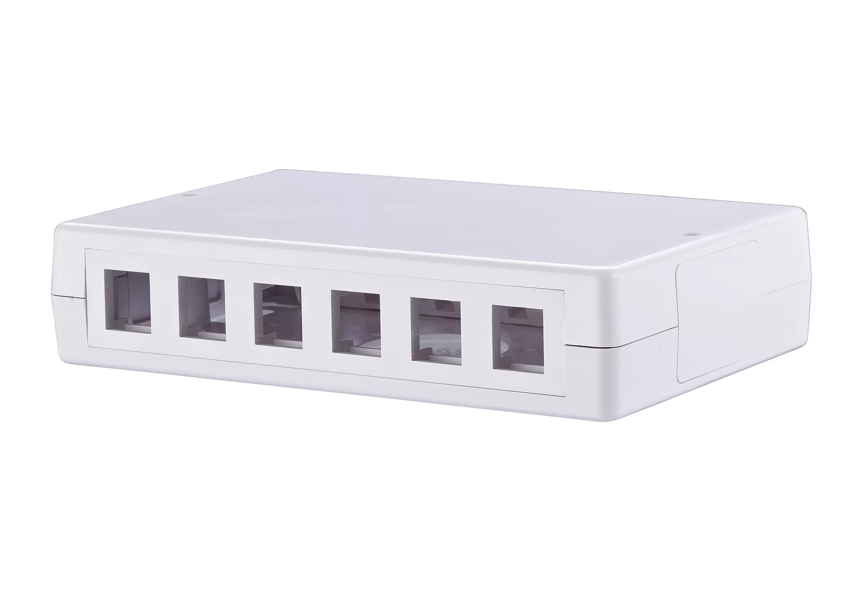 Metz Connect Keystone Anschlussdose AP 6/12 Port unbestückt reinweiß 1309190002KE