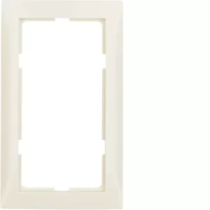 Berker Rahmen 1f m groß Ausschnitt S.1 weiß 13098982