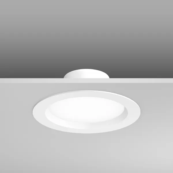 RZB HB 801, 20 W, 1700 lm, 830, 840, 857, weiß, on/off Einbau-Downlights, D 225 H 3, 106° 901697.002
