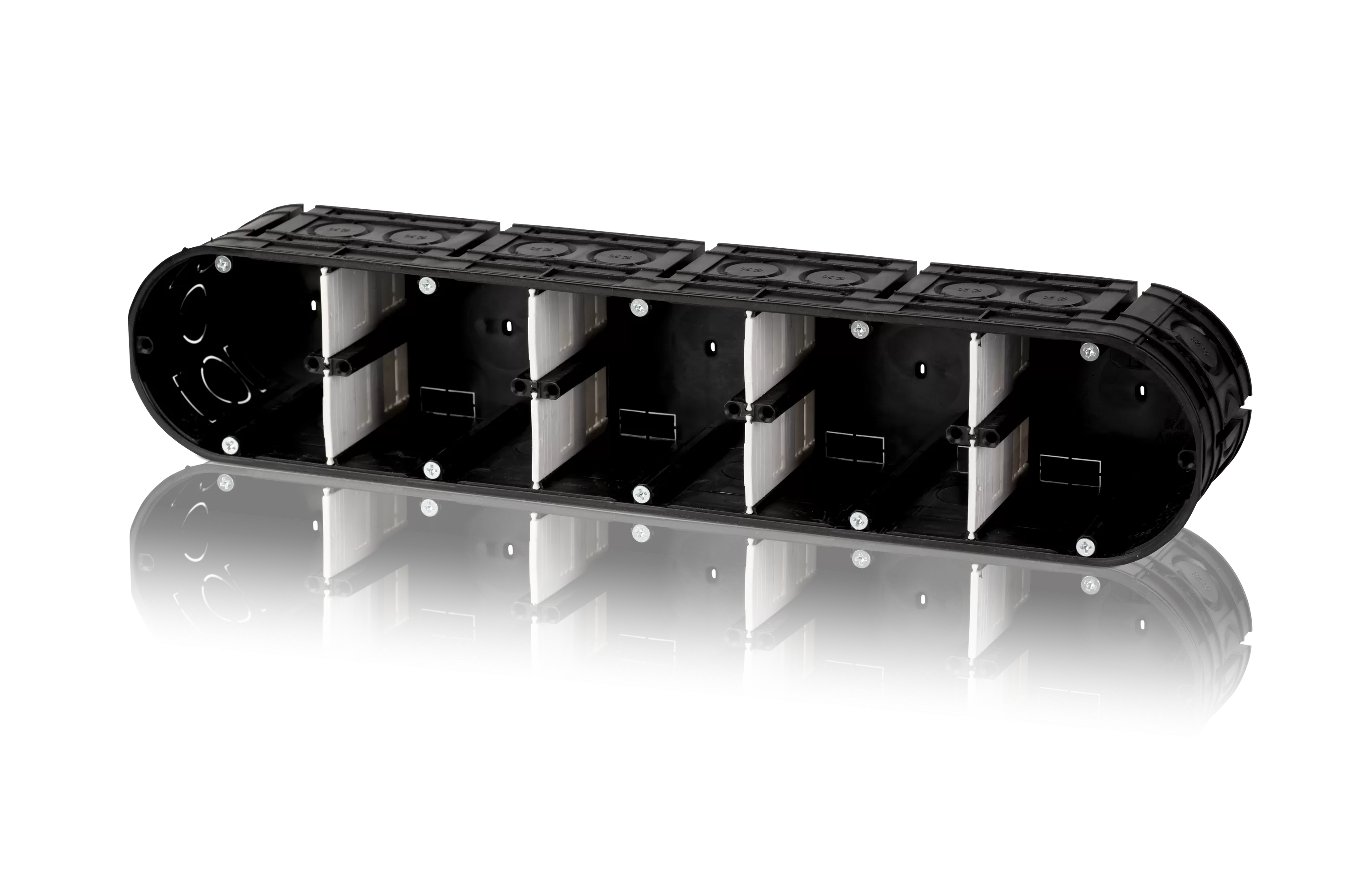 f-tronic UP Gerätedose massiv UP50, 5-fach, t=63mm 7310105
