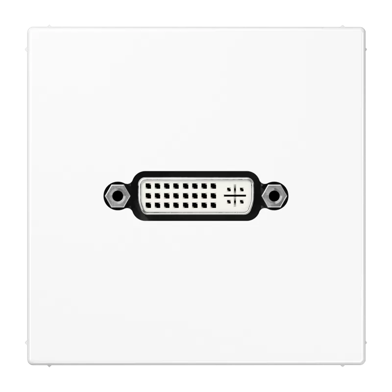 Jung Multimedia-Anschlusssystem DVI, Serie LS, alpinweiß MALS1193WW