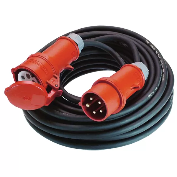 Bachmann Verlängerung H07RN-F 5G1,5mm² sw, 10m, CEE/16A rt 344.171