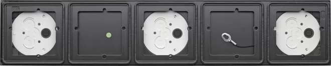 Gira AP-Gehäuse 5f System 106 Anthrazit 5505910