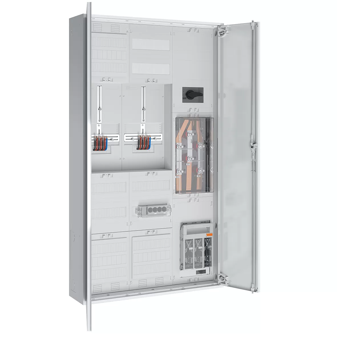 ABN Wandlermess-Schrank 200A TAB MD 5-polig, Zu=NH1, AB=LA 250A, TAB MD WM309X5052