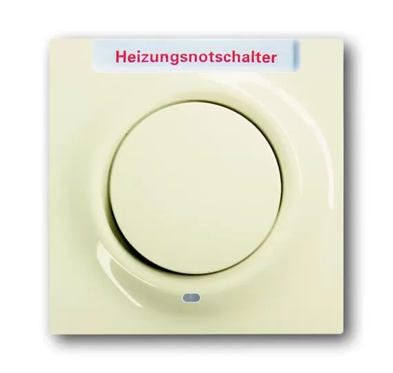 Busch-Jaeger 1789 H-72-101 | Zentralscheibe mit Betätigungsknopf und Glimmlampe