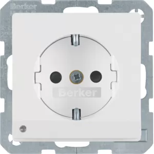 Berker Steckdose SCHUKO m LED-OL Q.1/3 pw 41096089
