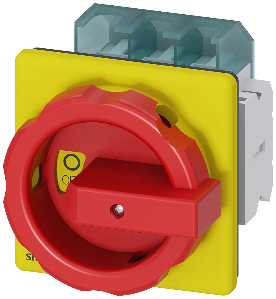 Siemens SENTRON, Lasttrennschalter 3LD, Not-Aus-Schalter, 3- polig, Iu: 63 A 3LD25041TP53