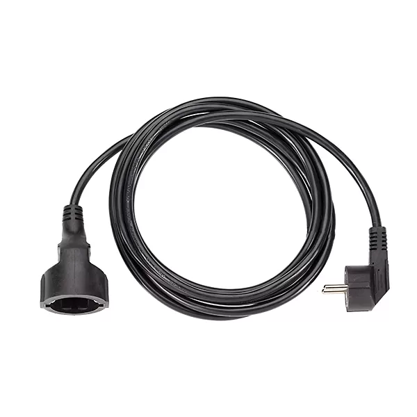 Bachmann Verlängerung H05VV-F 3G1,50mm² sw, 5,0m, 3-polig 341.186