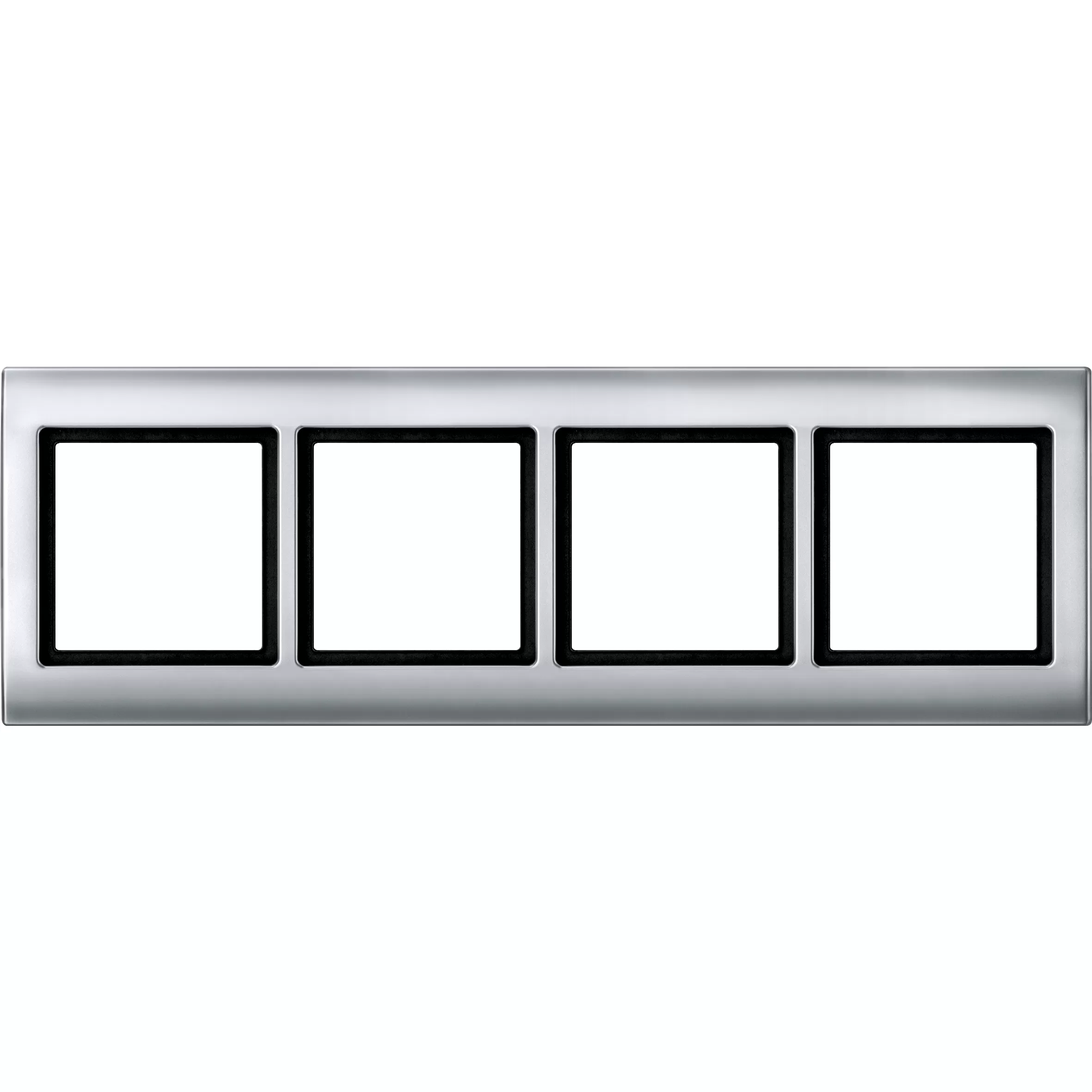 Merten AQUADESIGN-Rahmen, 4fach, aluminium 400460