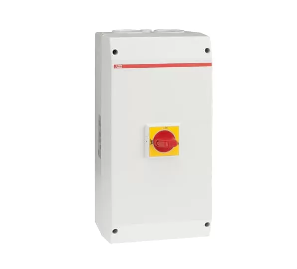 ABB OTP125BA4M Sicherheitsschalter 4-polig 90 A 415V m. rot-gelbem Griff 1SCA022812R7510