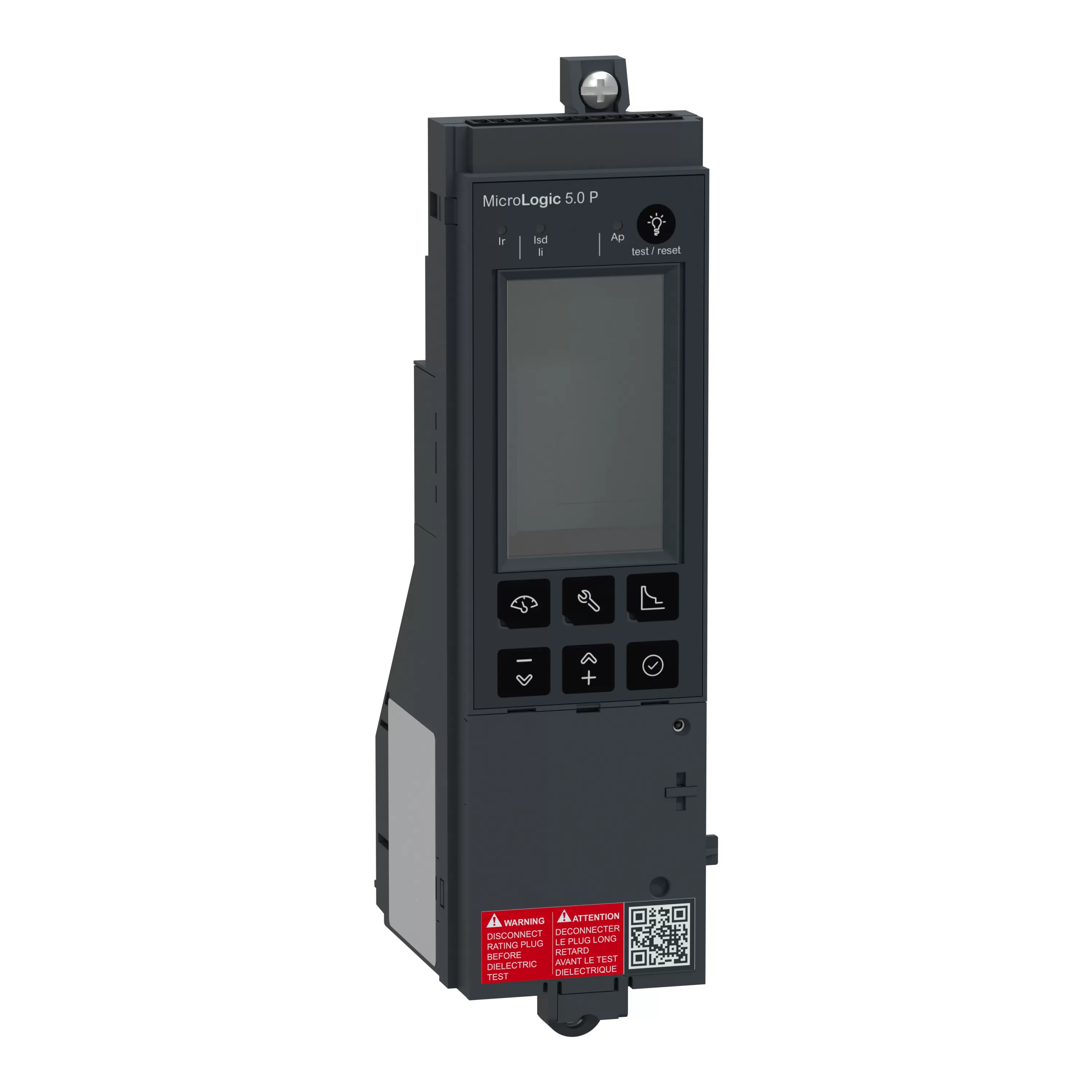 Schneider Electric Auslöseeinheit MicroLogic 5.0P für ComPacT NS630b bis NS3200 in Festeinbau und mit Kipphebel, selektiver Schutz C5PFM