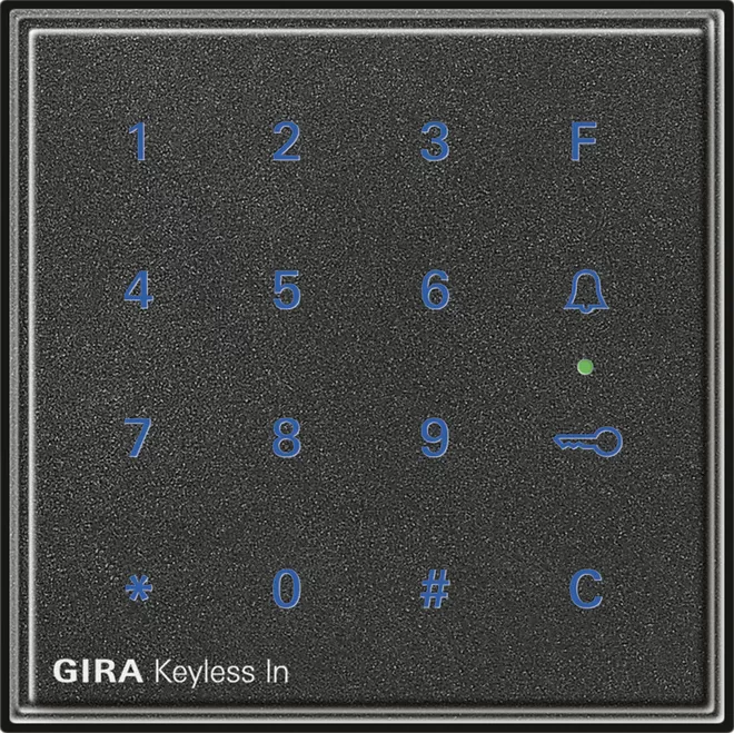 Gira Gira Keyless In Codetastatur Gira TX_44 (WG UP) Anthrazit 260567