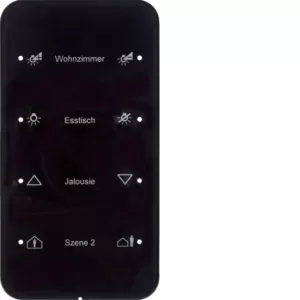 Berker Touch-Sensor 4f Komf R.1 Glas konfig. sw 75144165