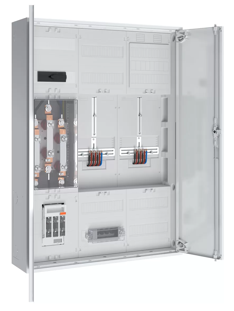 ABN Wandlermess-Schrank 100A TAB MD 5-polig, Zu=NH00, AB=LA 160A, TAB MD WM307X5051