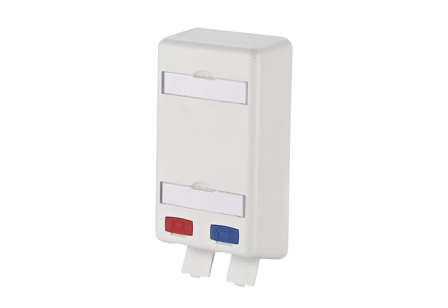 Metz Connect Modul Anschlussdose APFL 2 Port unbestückt reinweiß 1309150102-E