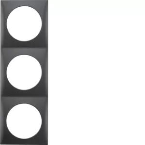 Berker Rahmen 3f Integro Flow anthrazit matt 918192515