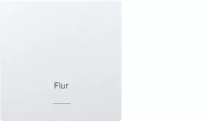 Eltako Wippe lasergraviert für Funktaster 55x55mm, reinweiß glänzend 30055949