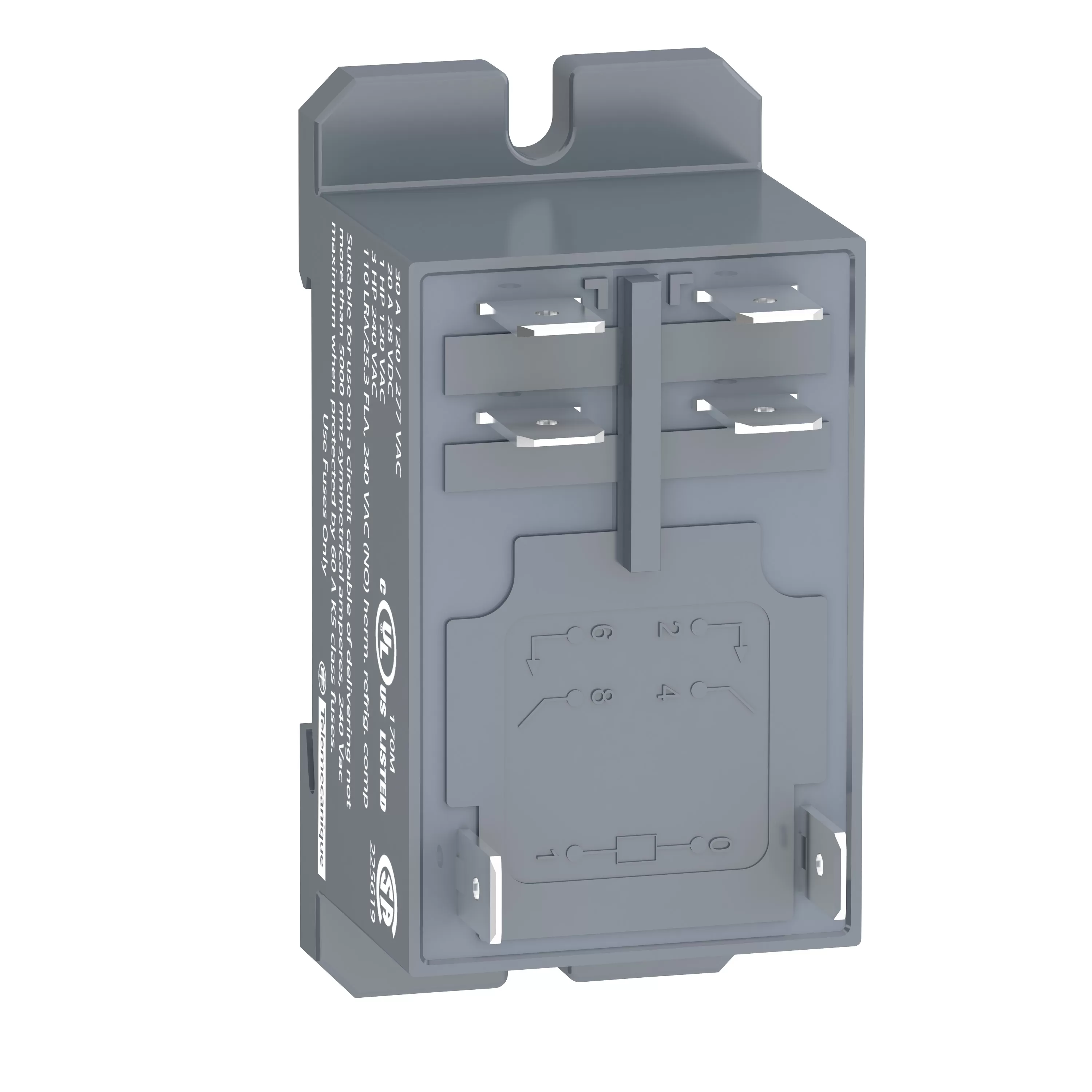 Schneider Electric Leistungsrelais RPF, 2 S, 30 A, 120VAC RPF2AF7