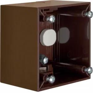 Berker Aufbau-Gehäuse 1f hoch ITG Flow braun 911512511