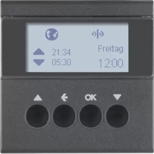 Berker KNX-Funk Jalou-Uhr quickl S.1/B3/7 anth 85745185