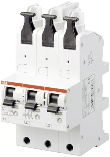 ABB S751/3-E50 sel. Haupt-LS SHU E-Char.,25kA,50A,3x1P 2CDS781001R4502
