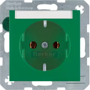 Berker Steckdose SCHUKO m BF S.1/B.3/B.7 grün 47501903