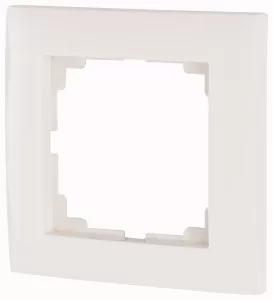 Eaton Rahmen 1-fach, weiss glänzend 126066