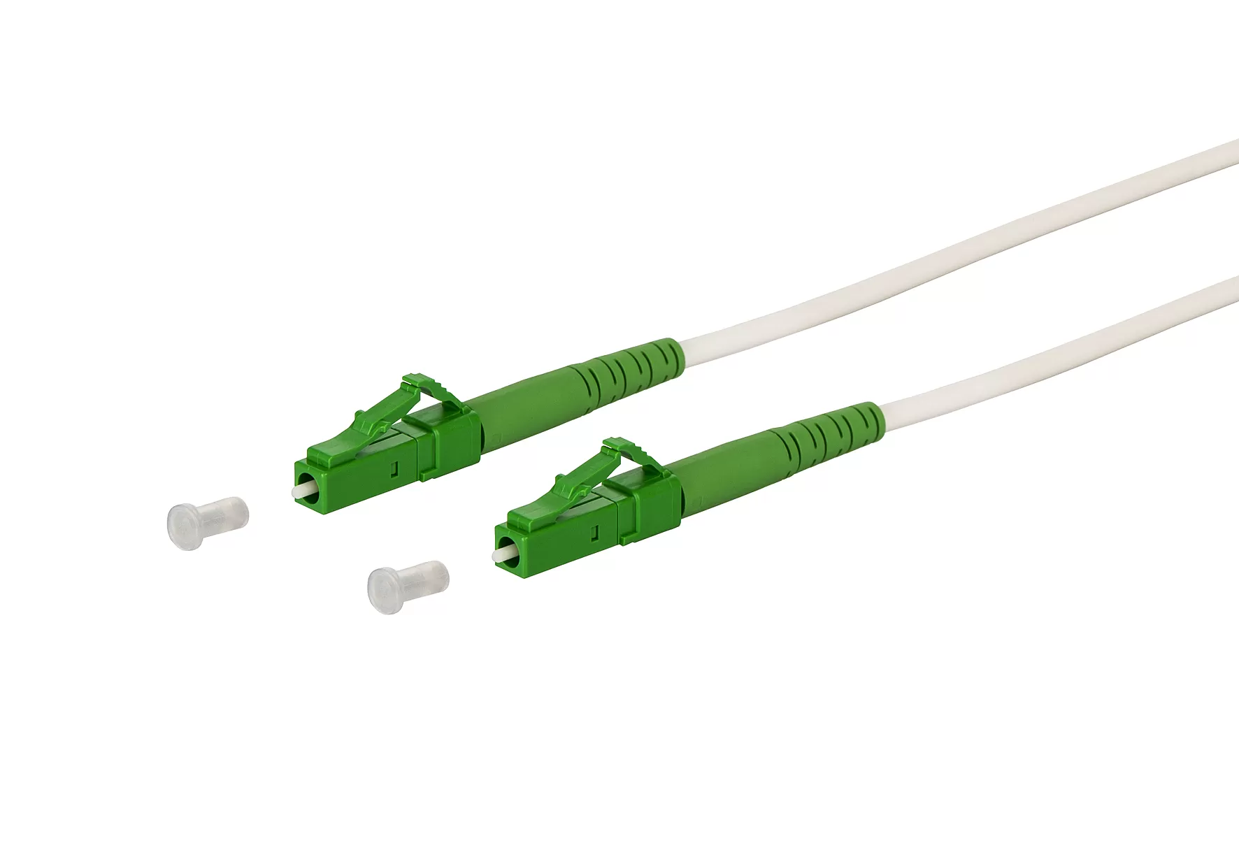 Metz Connect OpDAT Patchkabel LC APC/LC APC OS2 weiß, 5,0 m 151P7JAJA50E