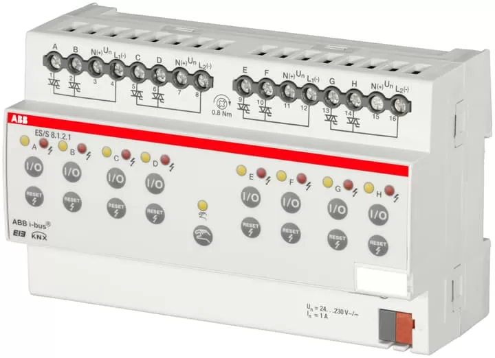 ABB ES/S8.1.2.1 Elektronischer Schaltaktor, 8fach, 1 A, REG 2CDG110059R0011