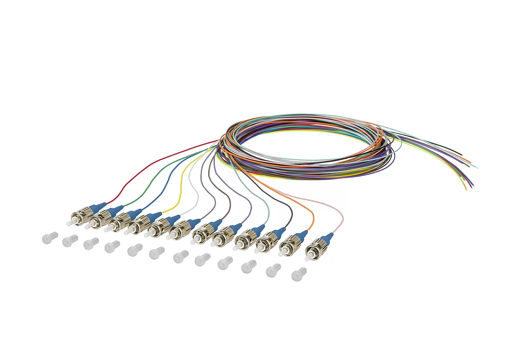 Metz Connect OpDAT Pigtail ST-UPC, OS2, 12 Farben 150Q1AO0020E
