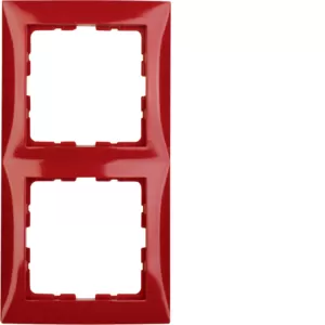 Berker Rahmen 2fach S.1 rot glänzend 10128962