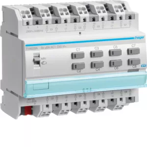 Hager Rollladenaktor 8fach KNX, 230V TYA628A