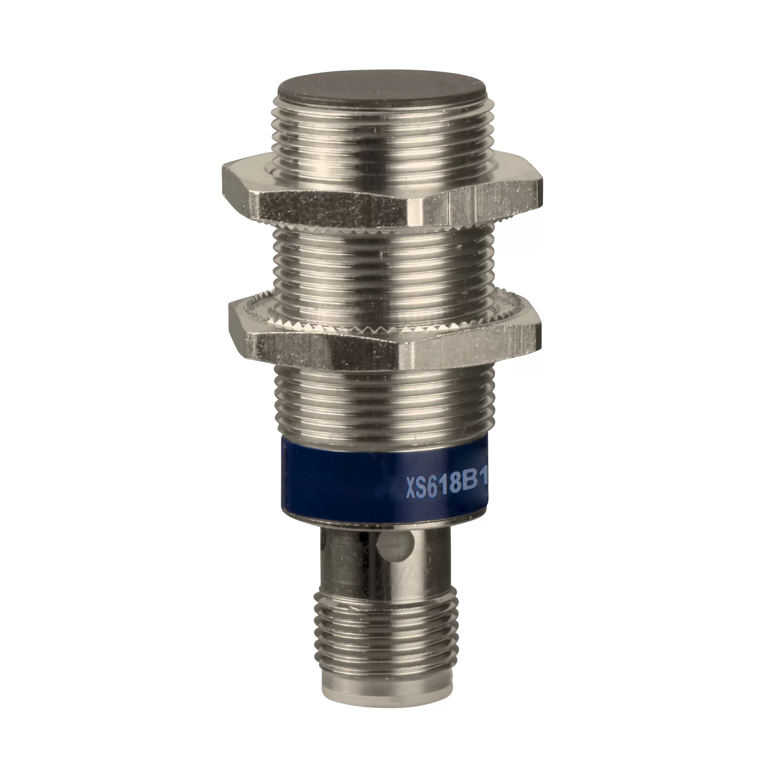 Yageo XS6-Indu. Näher.sch. M18, L74mm, Messing, Sn 8mm, 12-48 V DC, M12 XS618B1DAM12